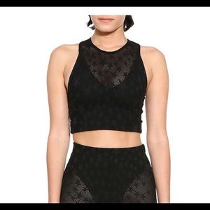 **ISO** ADAM SELMAN SPORT RACER CROP STARS SIZE L